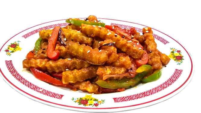 Crispy honey potato